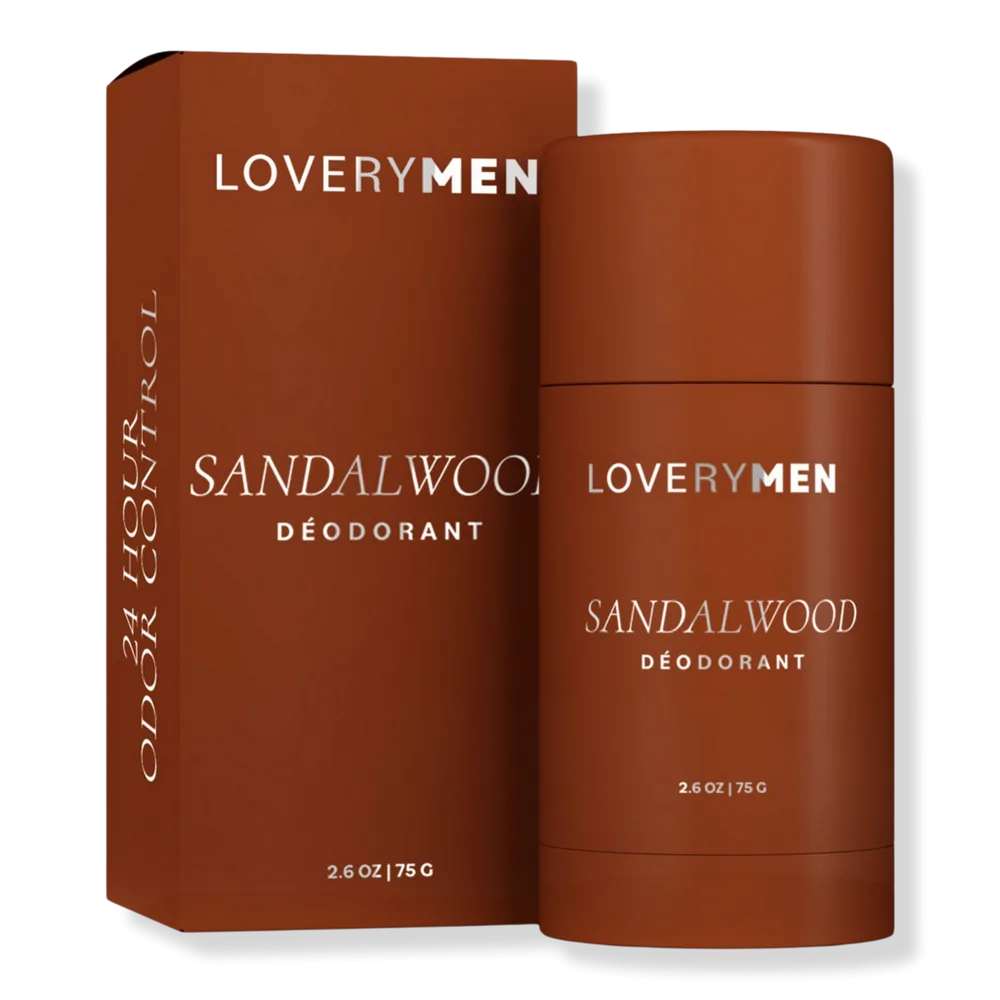 Sandalwood Aluminum-Free Deodorant Stick by Lovery