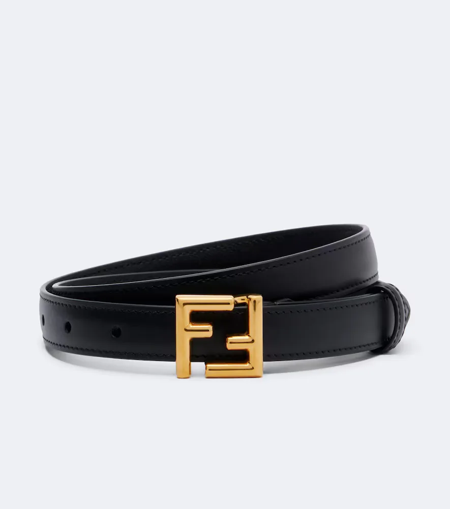 FF Leather Belt by Fendi