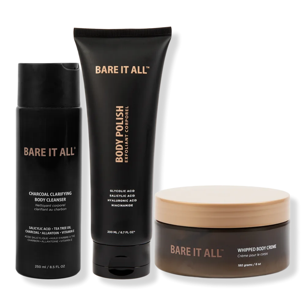 Essentials Kit - Charcoal Cleanser by Bare It All