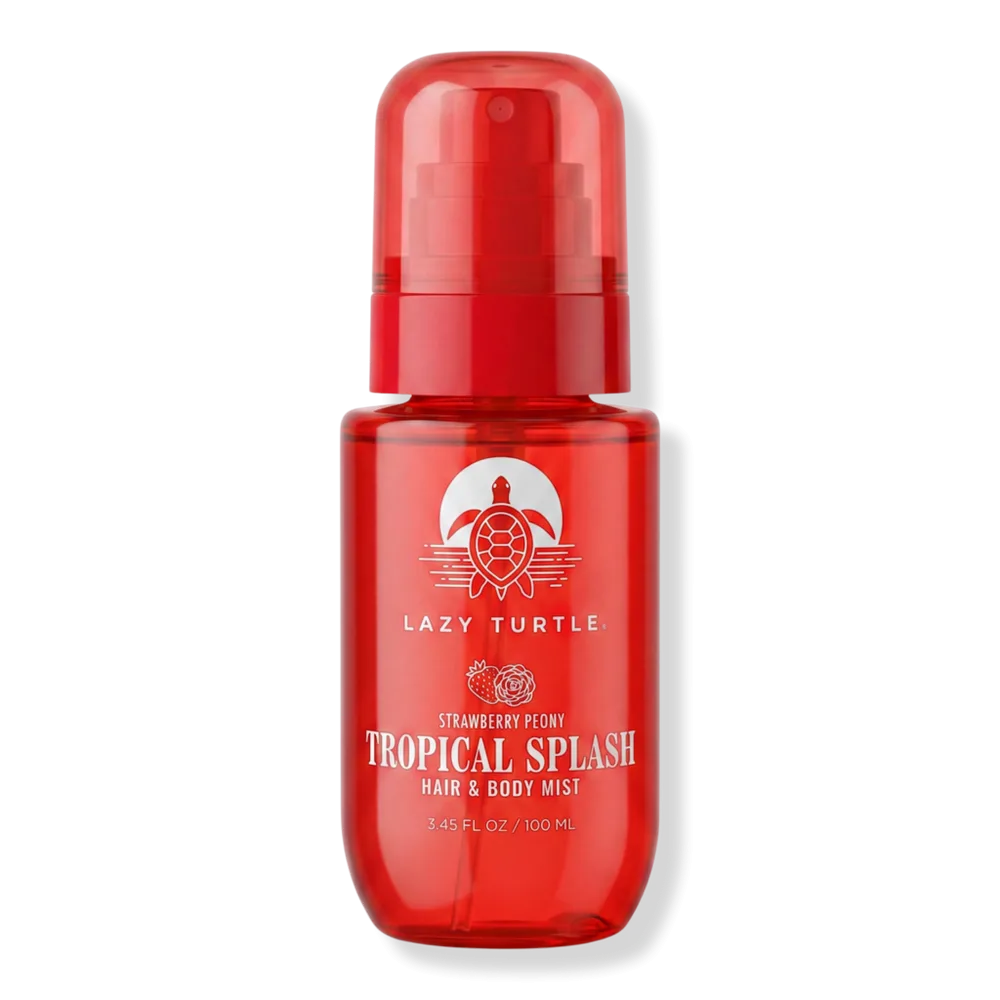 Strawberry Peony Tropical Splash Hair and Body Mist by Lazy Turtle Beauty