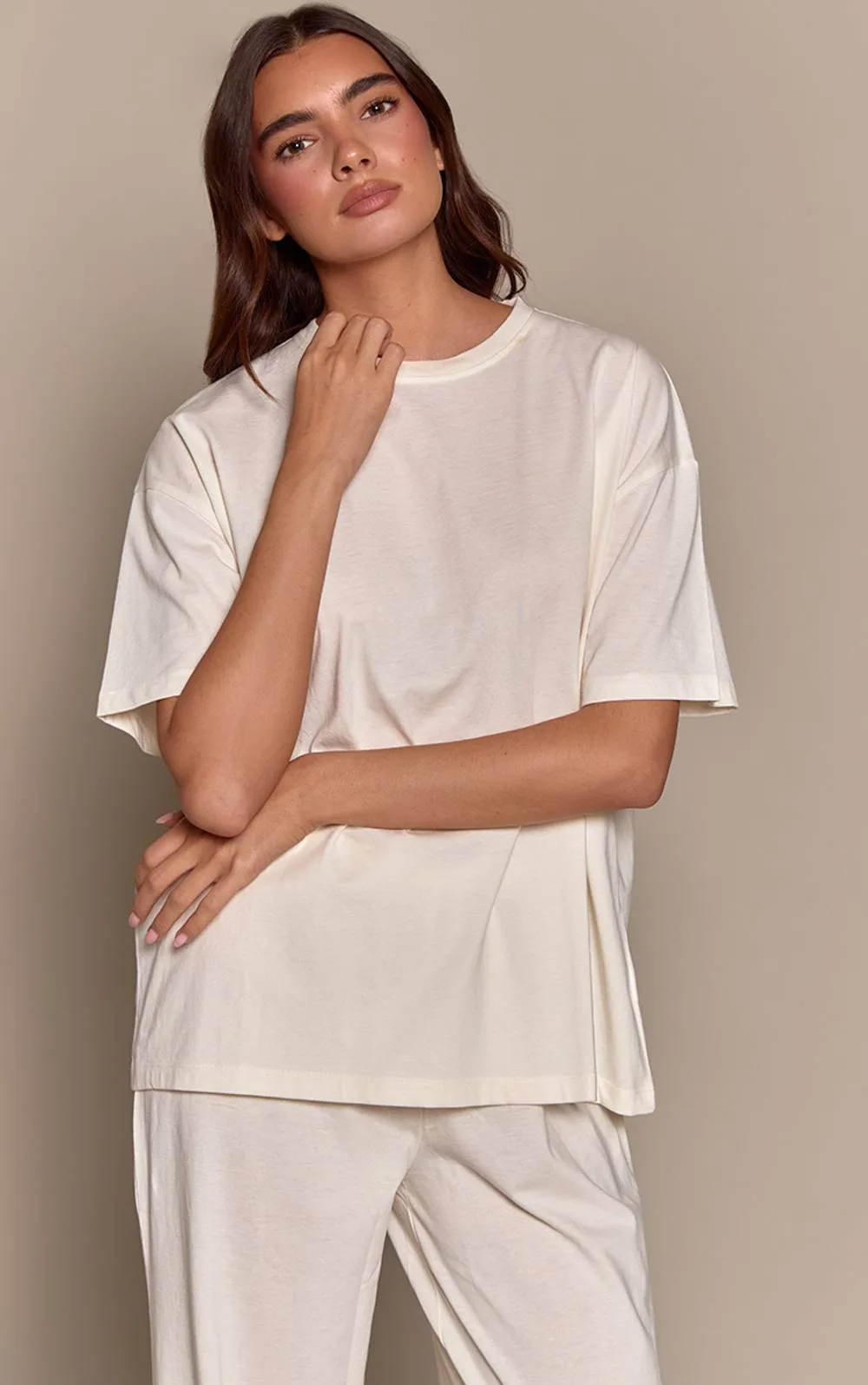 Short Sleeve Boxy Pajama Top by PrettyLittleThing