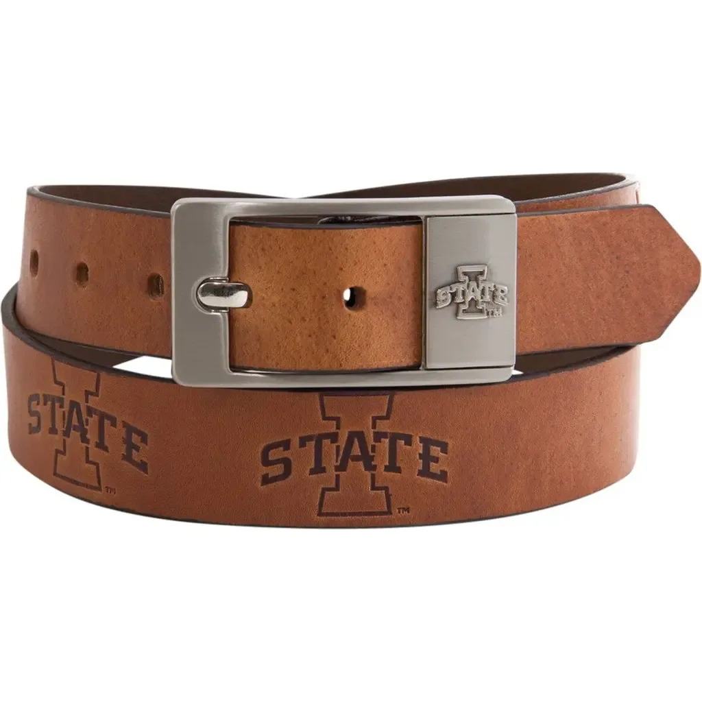 Iowa State Cyclones Brandish Leather Belt by EAGLES WINGS
