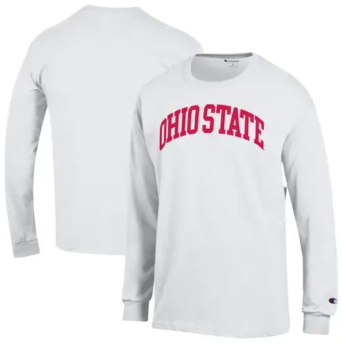 Champion Ohio State Buckeyes Basic Arch Long Sleeve T-Shirt by Champion
