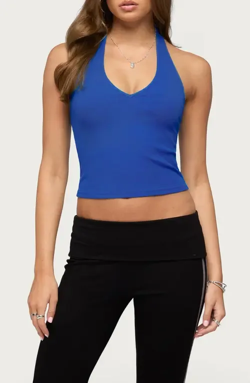 Vespera Rib Halter Top