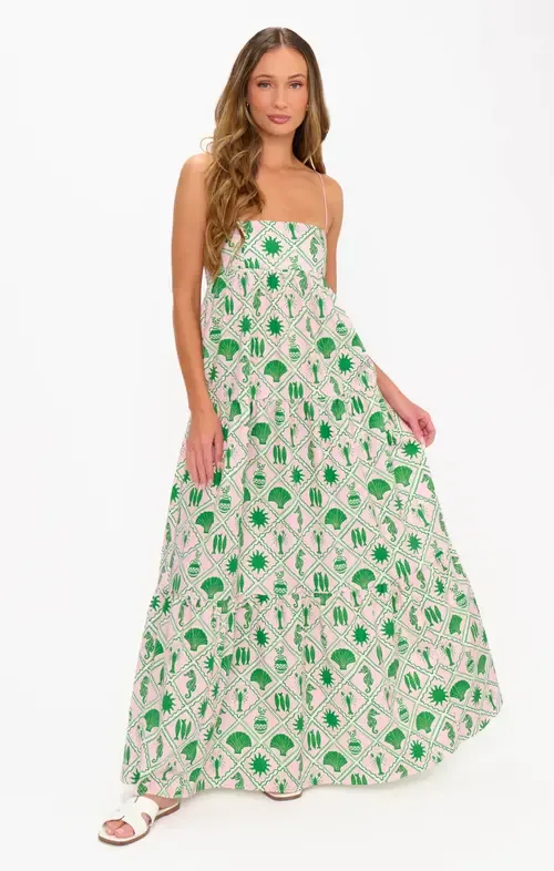 Long Weekend Maxi Dress in Coastal Collage by Show Me Your Mumu