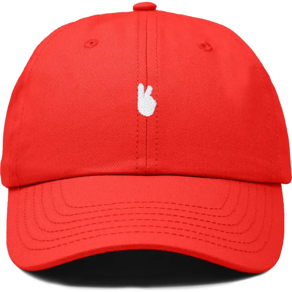 Lil Peace Sign Dad Cap by Dalix