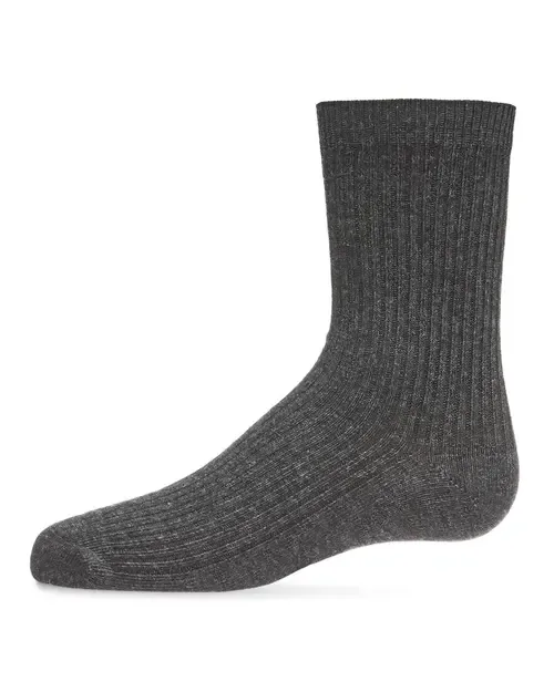 Ribbed Rich Crew Socks by MeMoi