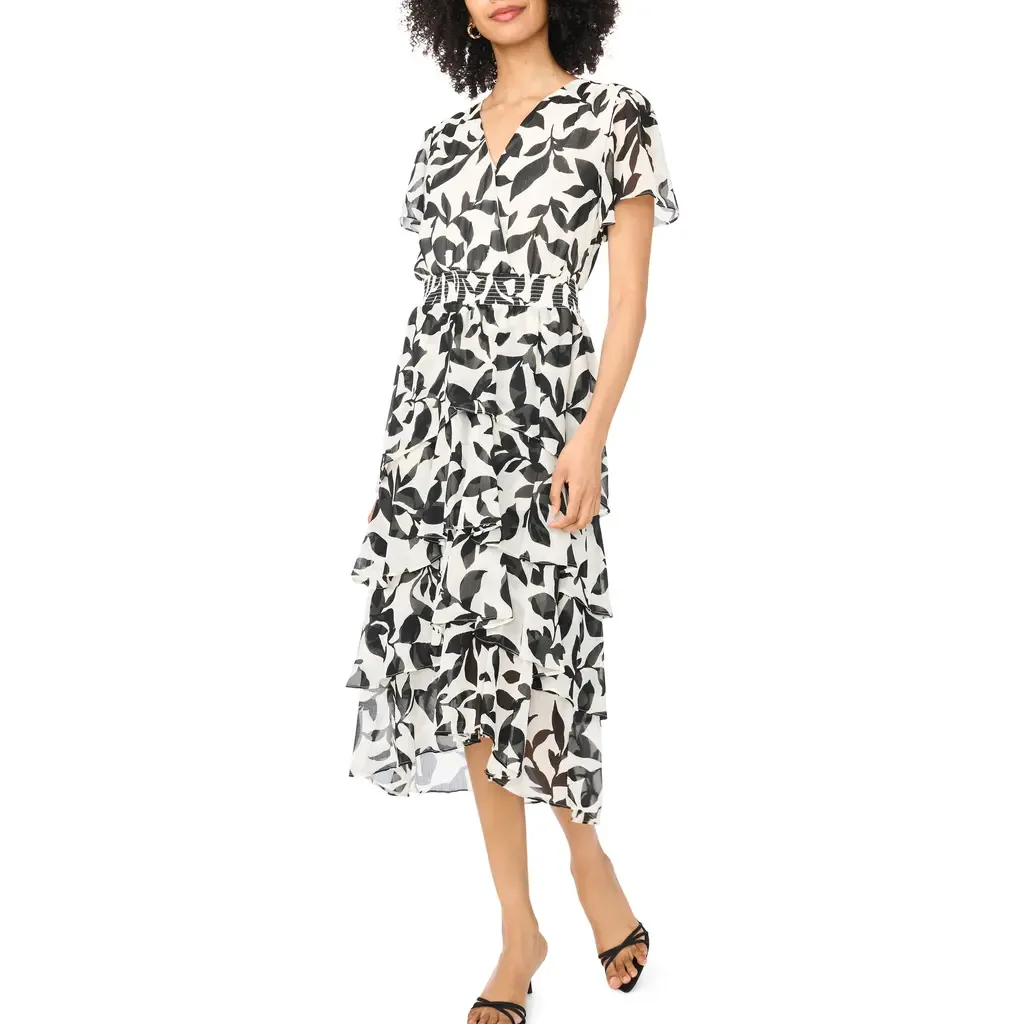 Tiered Ruffle Maxi Dress by Vince Camuto