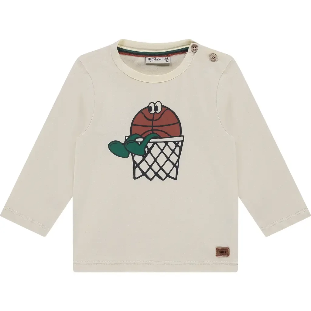 Sports Graphic Long Sleeve T-Shirt by BABYFACE