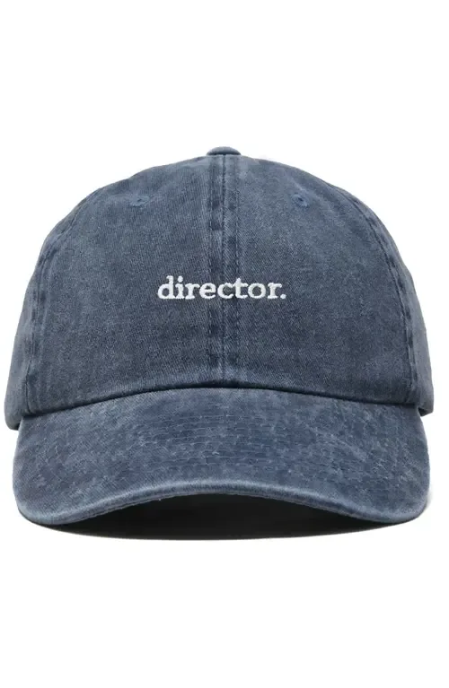 Director Embroidered Low Crown Cap by Dalix