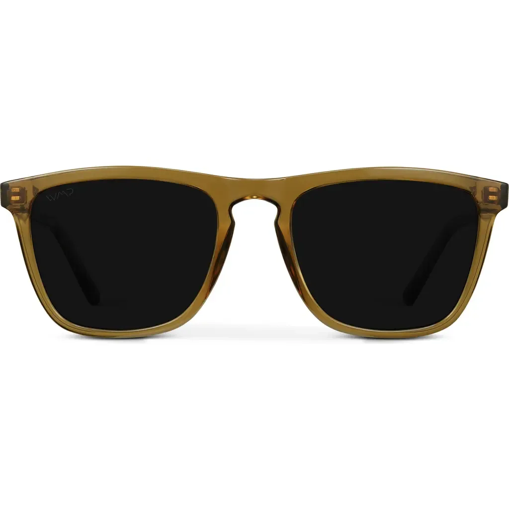 Wesley 53mm Modern Rectangular Polarized Sunglasses by WMP Eyewear