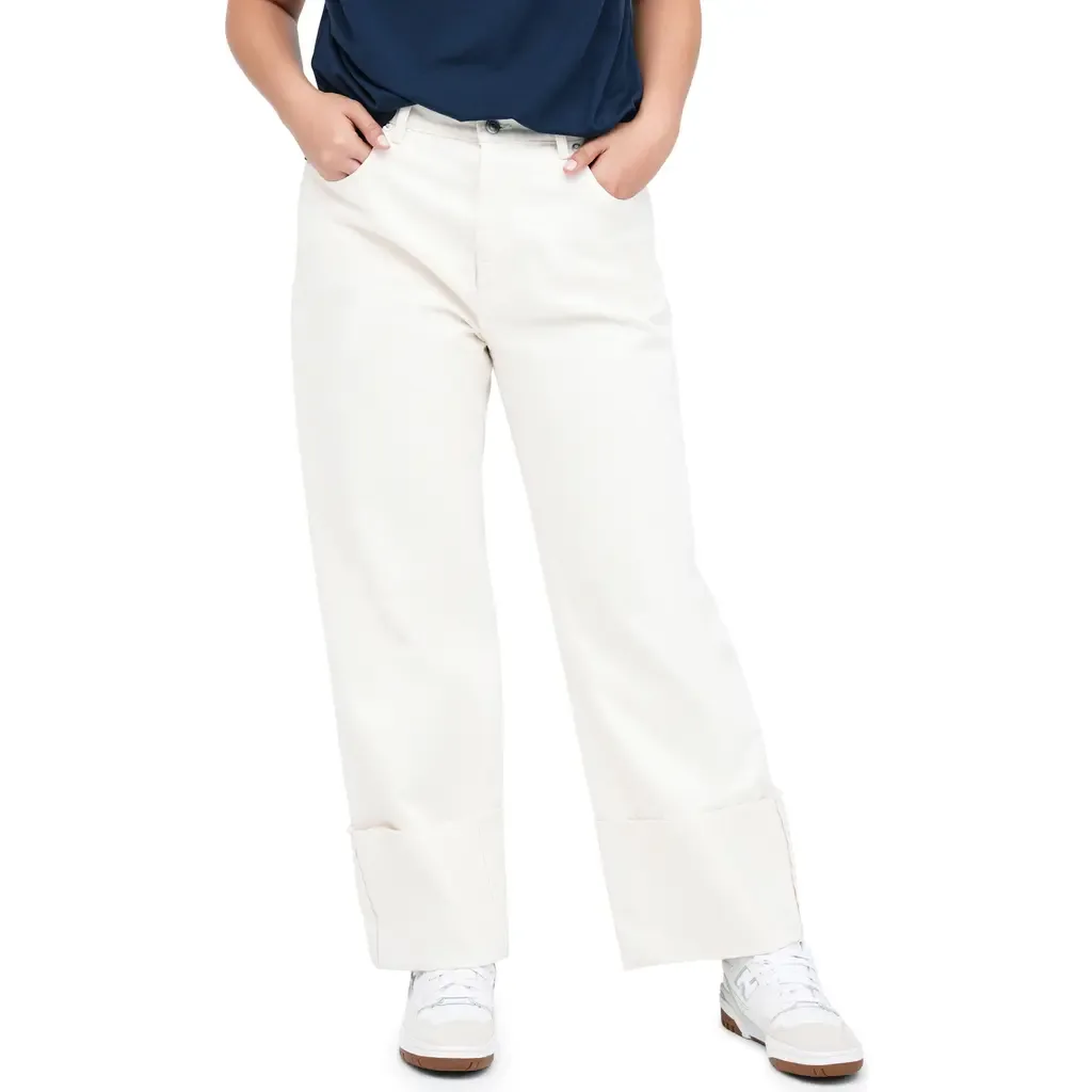 Whitlock High Waist Cuff Straight Leg Jeans by Marcella