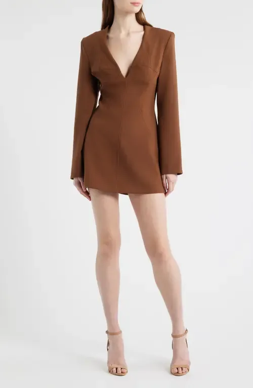 Kenna Long Sleeve Minidress by Black Halo