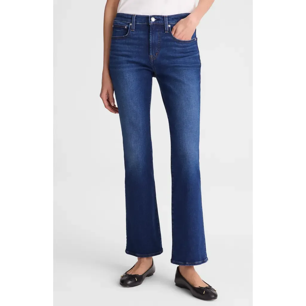The Short Crop Flare Jeans by Madewell