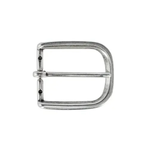 35mm Solid Brass Italian Rounded Edged Harness Belt Buckle by Trafalgar