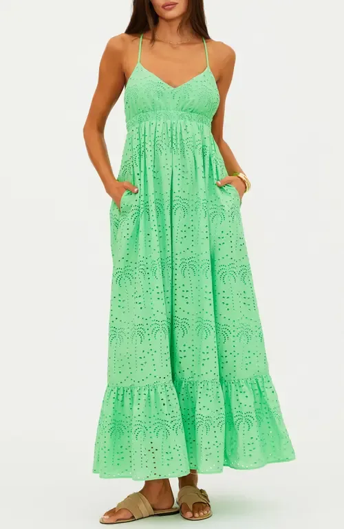 Ruthie Cotton Voile Cover-Up Maxi Sundress by Beach Riot
