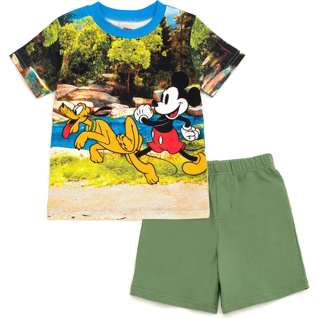 Mouse 2-Piece T-Shirt and Shorts Set by Disney
