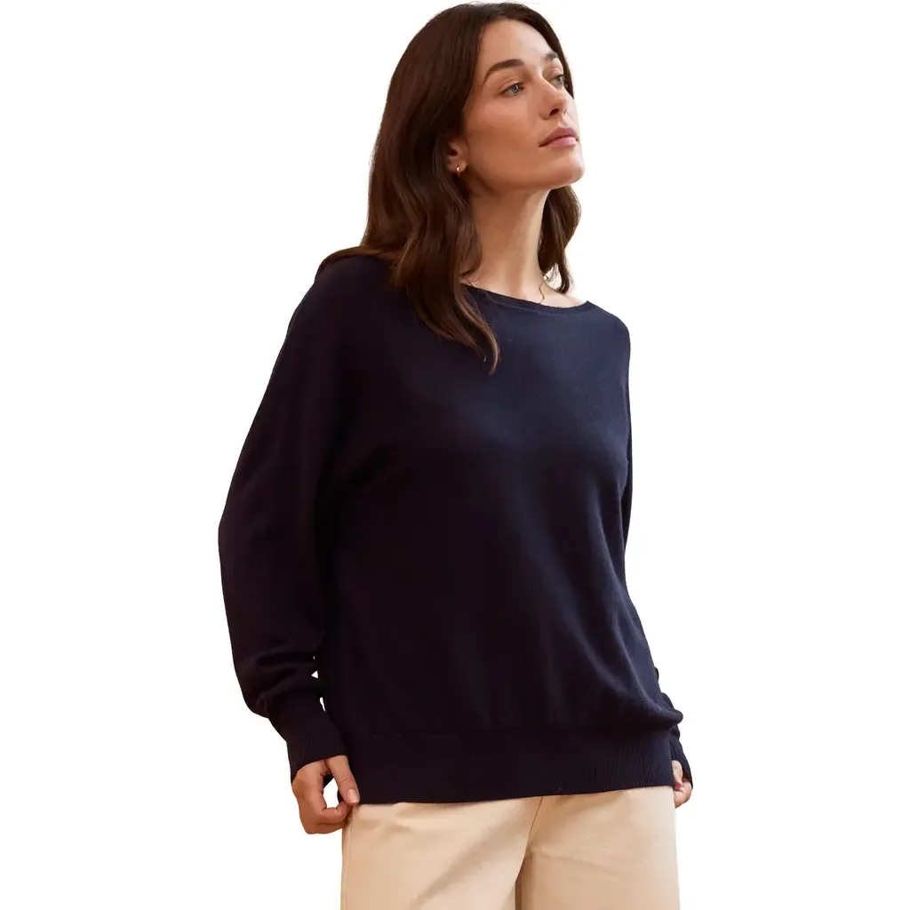 Fine Knit Merino Relaxed Sweater by Celtic & Co.