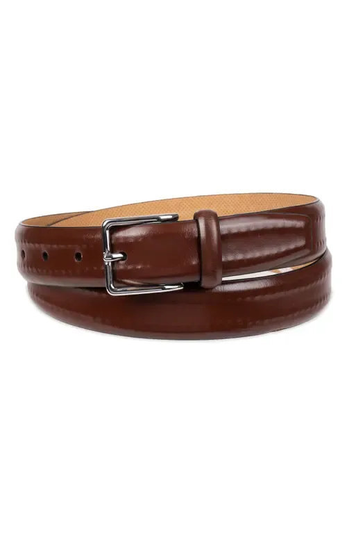 Hidden Stitch Leather Belt by Cole Haan