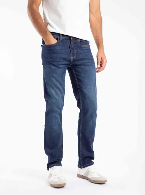 Eddie Straight Leg Denim Jeans by Weird Fish