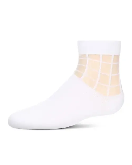 Window Pane Sheer Socks by MeMoi