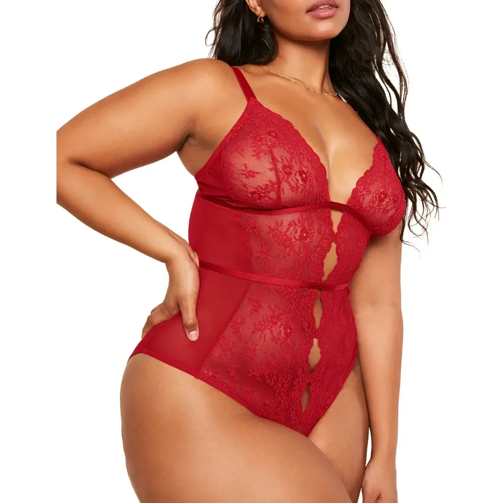 Rosie Crotchless Bodysuit Lingerie by Adore Me