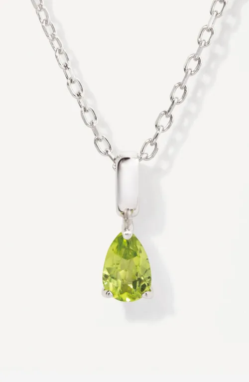 Birthstone Teardrop Necklace by Little Sky Stone