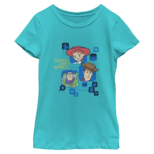Group Chat Goals Graphic Short Sleeve T-Shirt by Toy Story 5