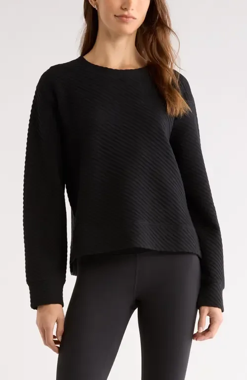 Ottoman Twill Sweater by Zella