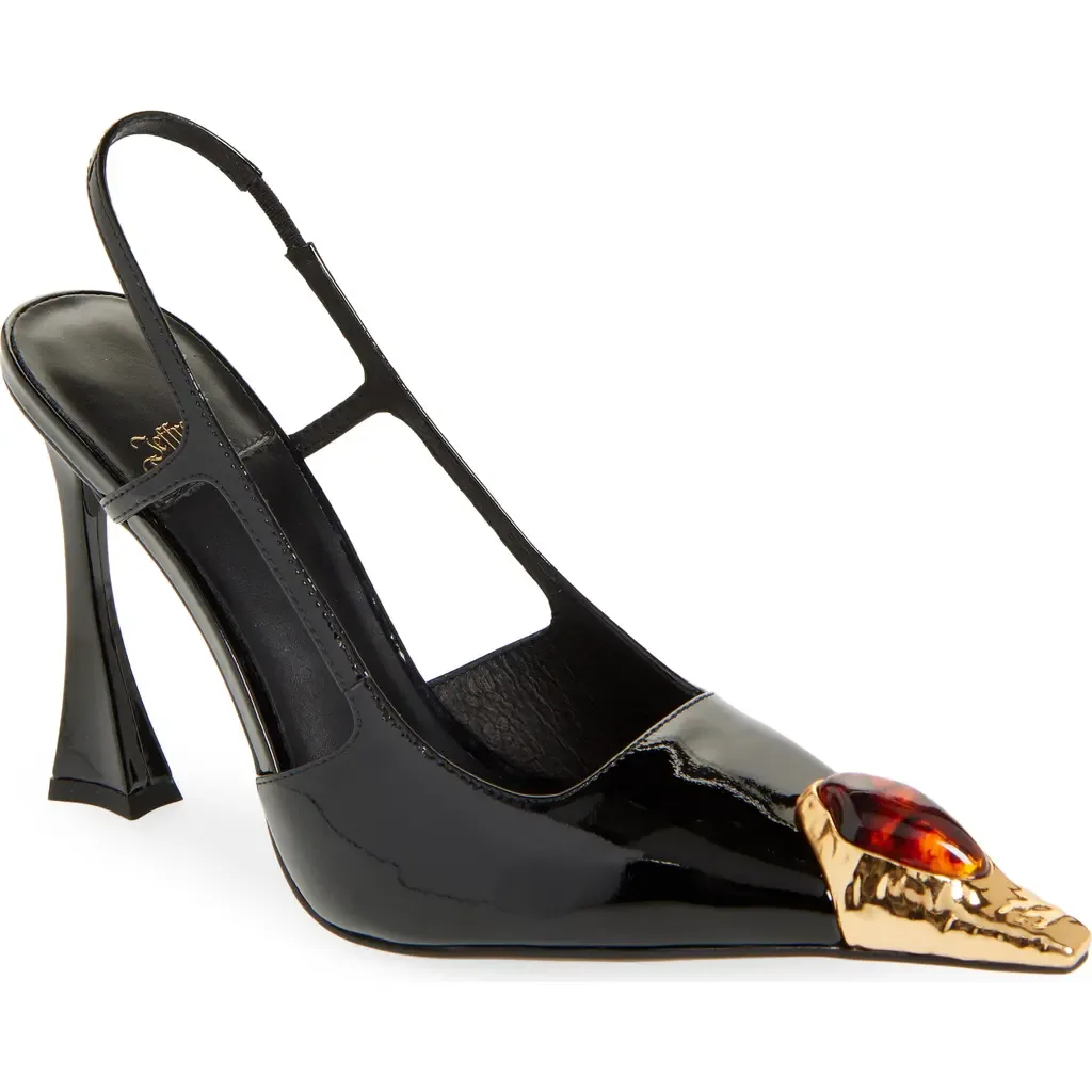 Sorcerer Pointed Toe Slingback Pump by Jeffrey Campbell
