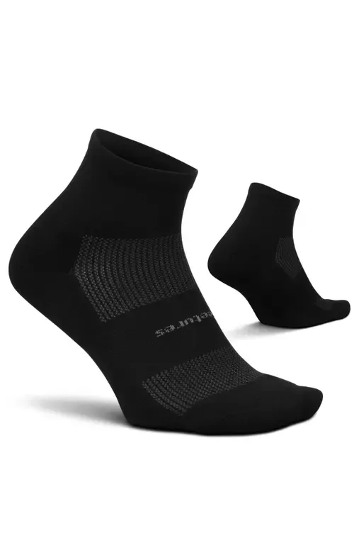 High Performance Max Cushion Quarter Sock MoistureWicking Athletic Socks by Feetures
