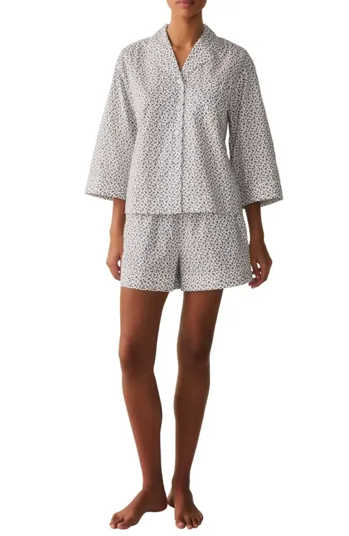 Olivia Cotton Poplin Short Pajamas by Petite Plume