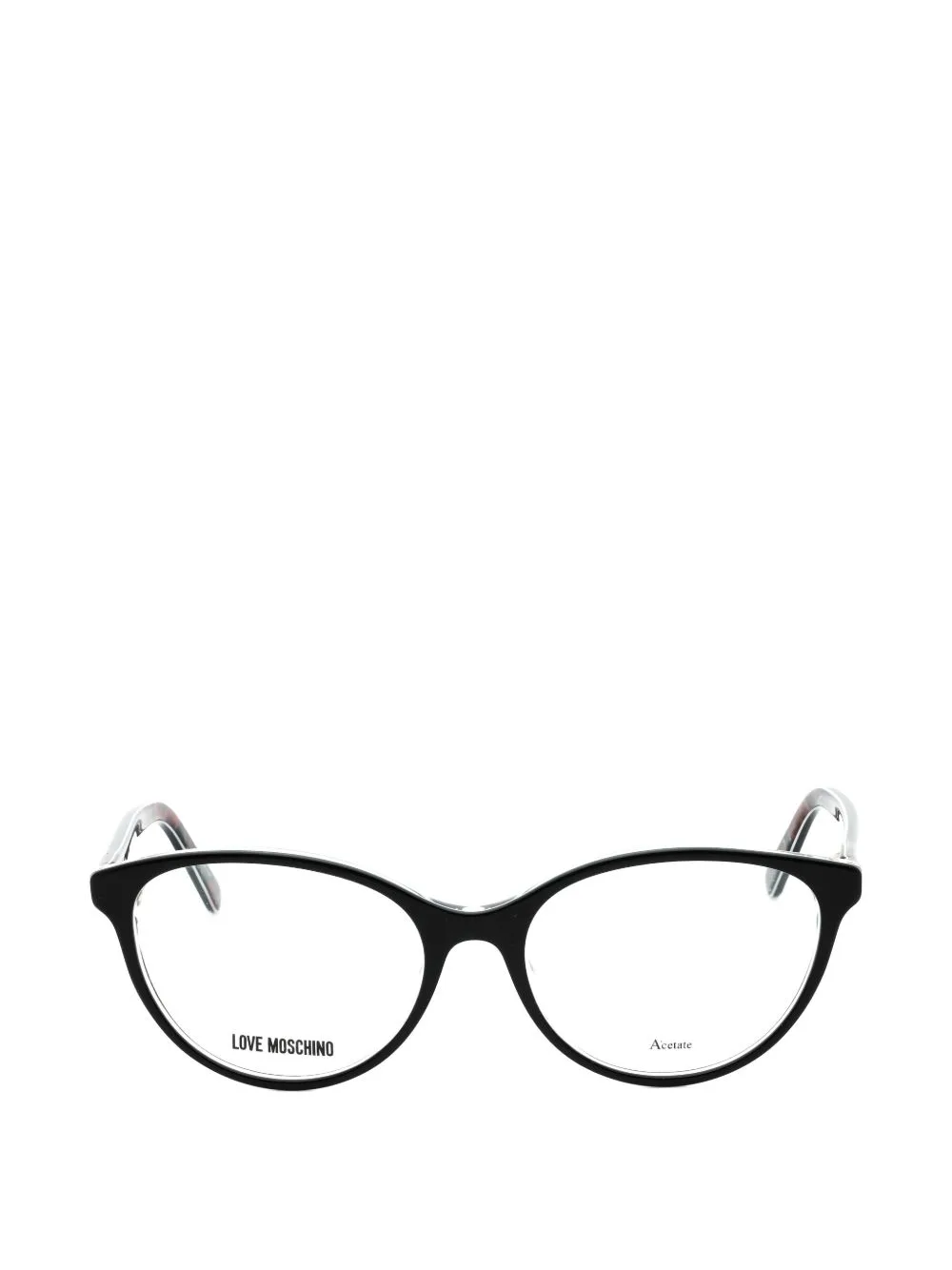 Oval-Frame Glasses by Love Moschino