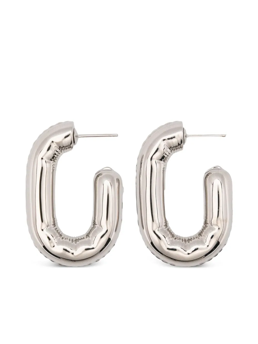 Chunky-Hoop Earrings by Rabanne