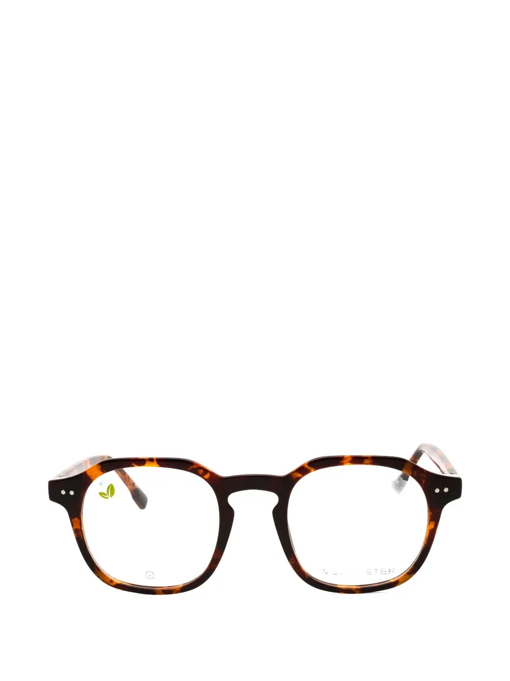 Tortoiseshell-Effect Round-Frame Glasses by McAllister