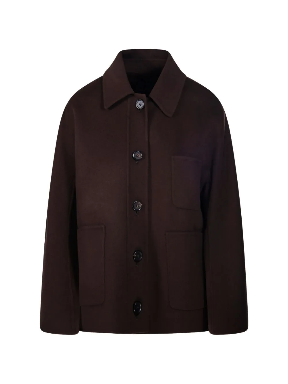 Button-Up Patch-Pocket Jacket by 'S Max Mara