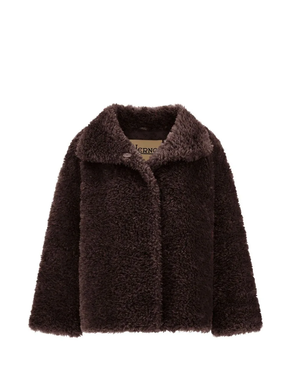Curly-Effect Faux-Fur Jacket by Herno