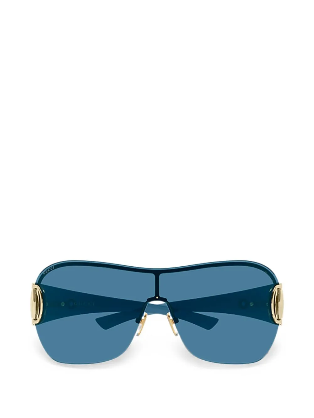 Horsebit Oversized-Frame Sunglasses by Gucci Eyewear