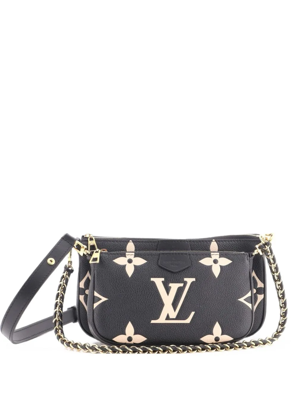 Multi Pochette Accessoires Bicolor Monogram Empreinte Giant Crossbody Bag