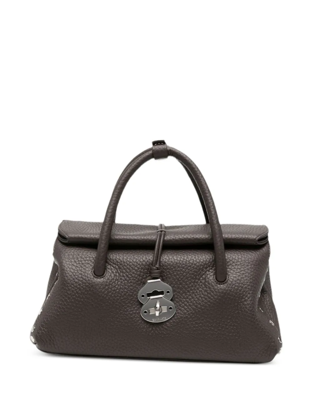 Small Dotta Centauro Studded Leather Tote Bag by Zanellato