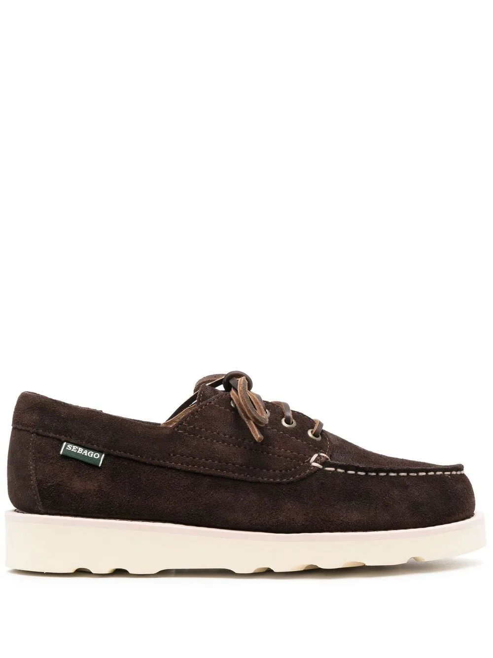 Lace-Up Suede Boat Shoes