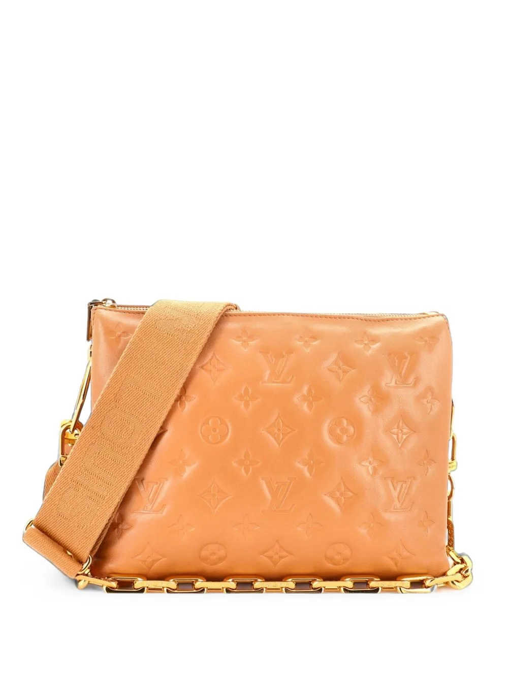 Coussin Bag Monogram Embossed Lambskin PM Crossbody Bag