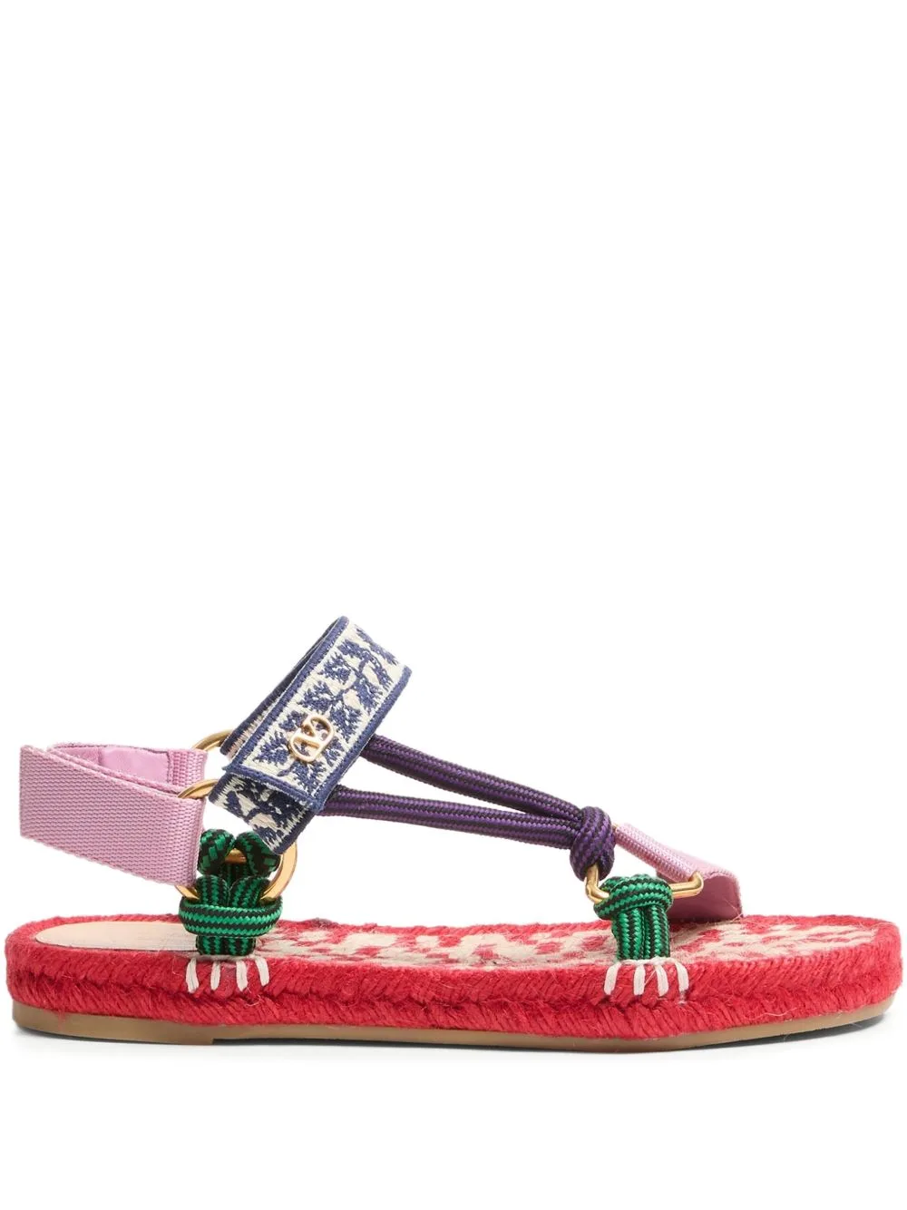 Lake Powell Embroidered Espadrilles by Valentino Garavani