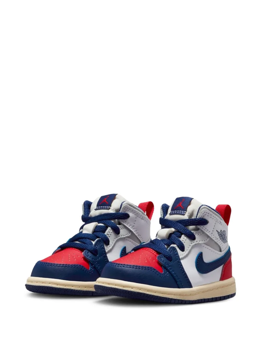 Jordan 1 Mid High-Top Sneakers by Jordan Kids