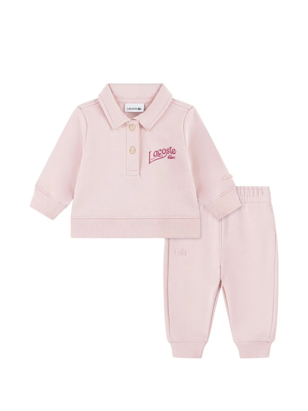 Logo-Print Polo-Collar Tracksuit by Lacoste Kids