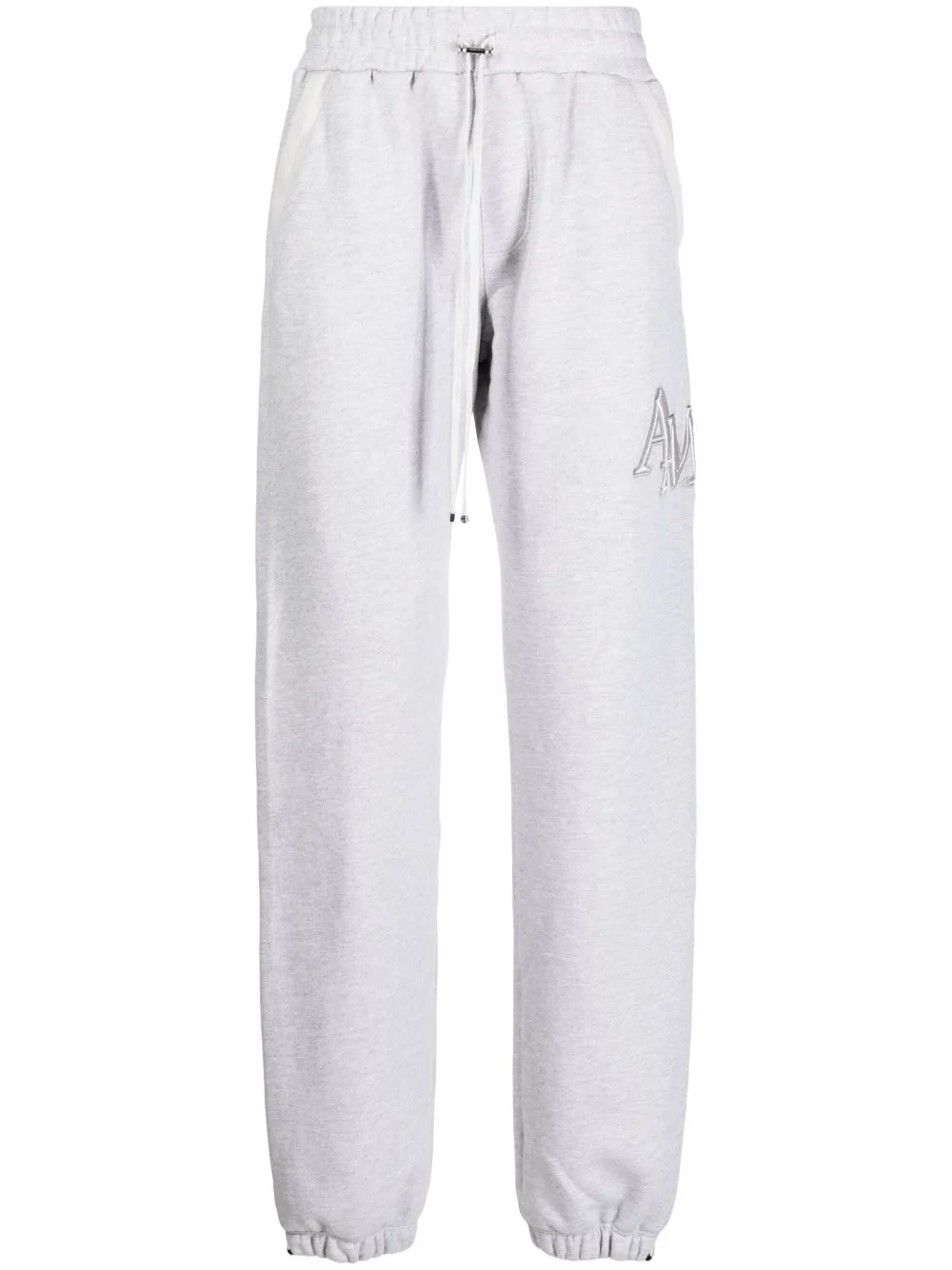 Staggered Logo-Embroidered Track Pants by AMIRI