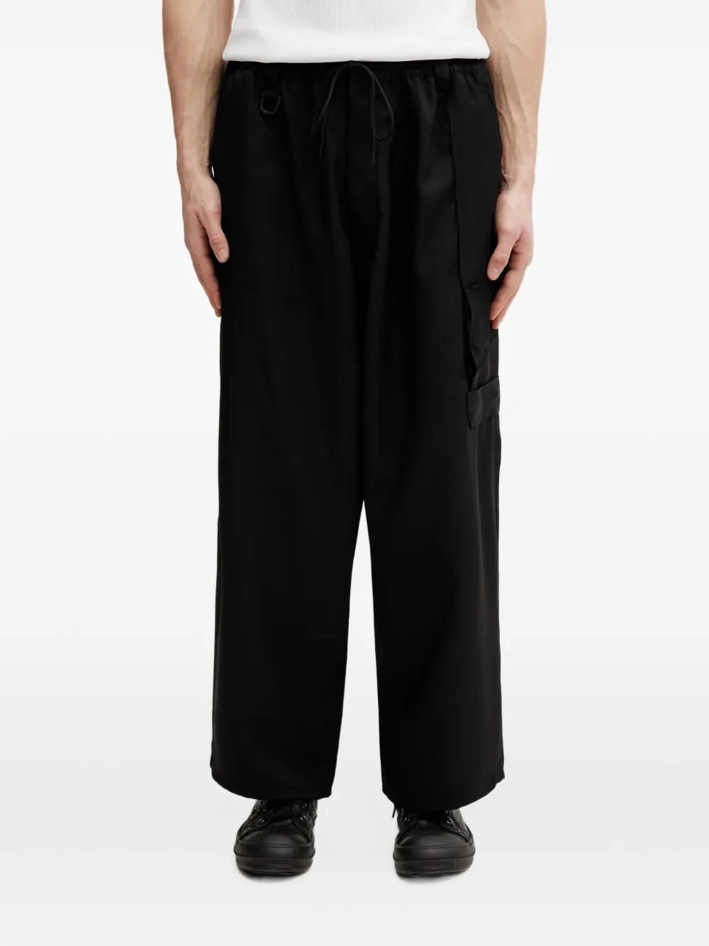 Uniform Logo-Print Cargo Pants by Y-3