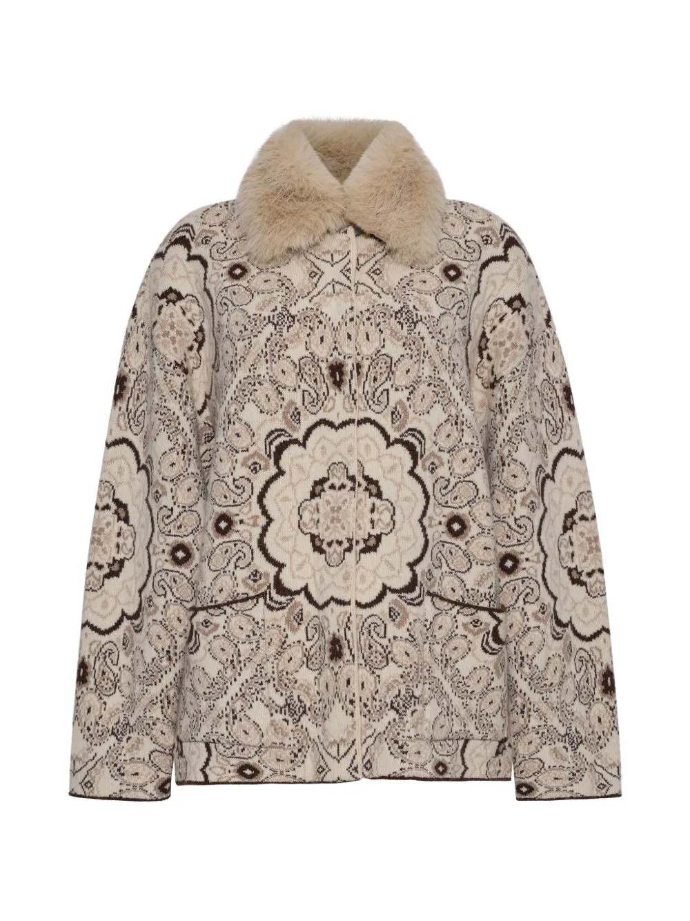 Lois Paisley-Print Jacket by Cara Cara