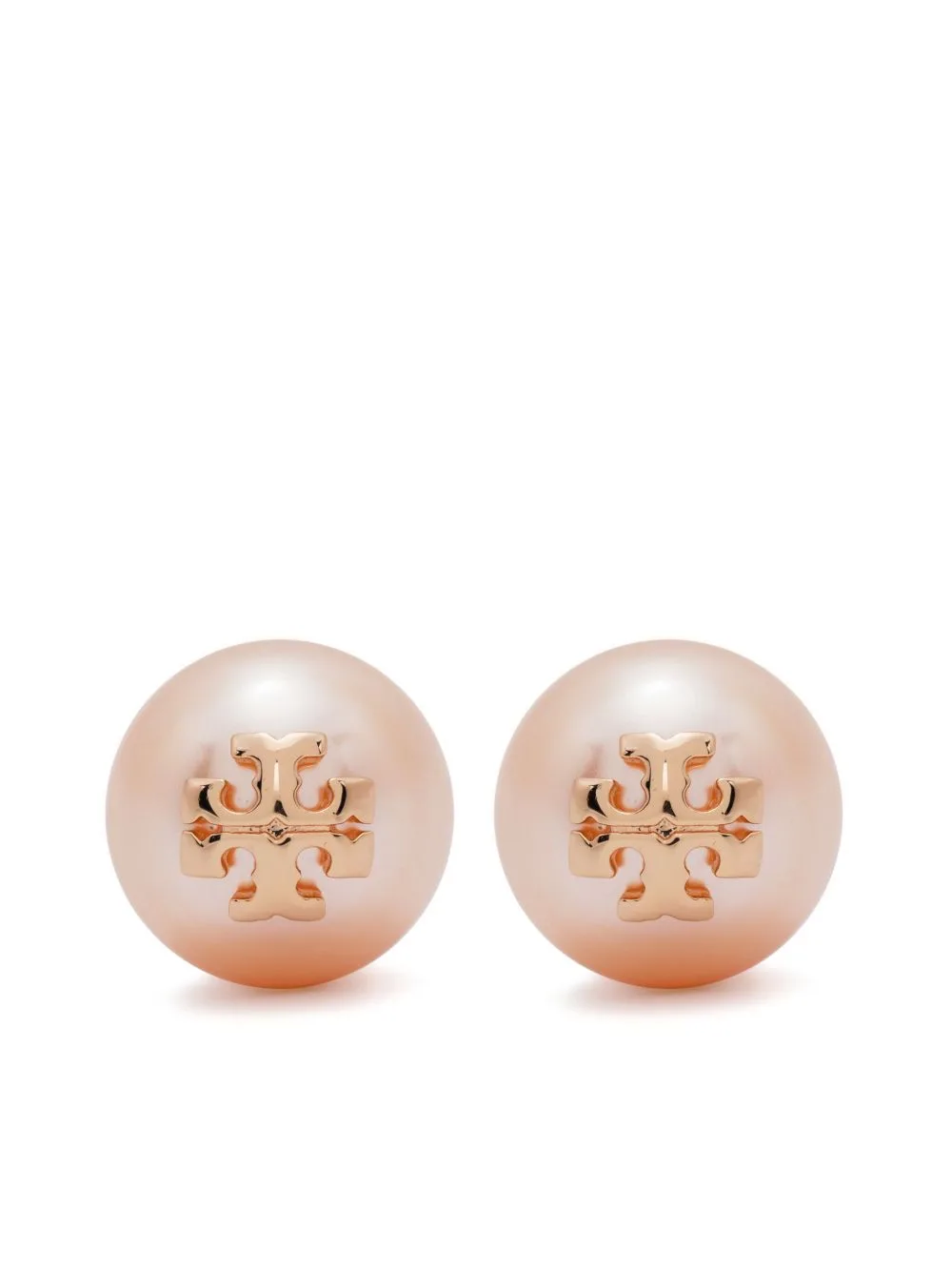 Kira Logo-Plaque Earrings by Tory Burch