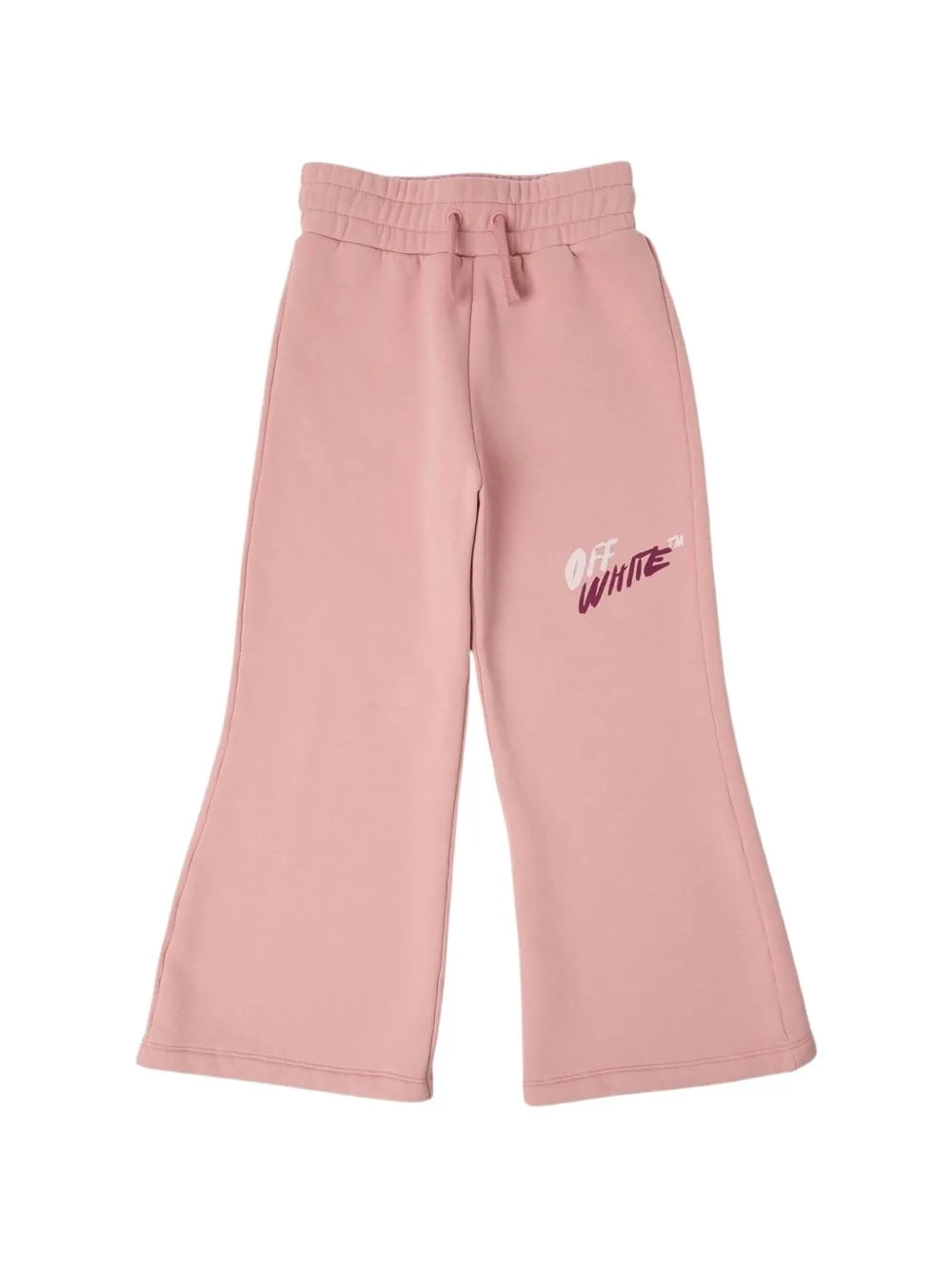 Logo-Print Flared Track Pants by Off-White Kids